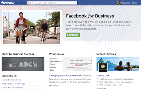 facebook az üzleti élethez