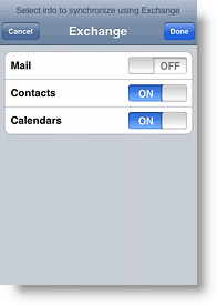 Apple iPhone és iPod Touch Letiltja a Mail Sync használatát az ActiveSync Exchange segítségével
