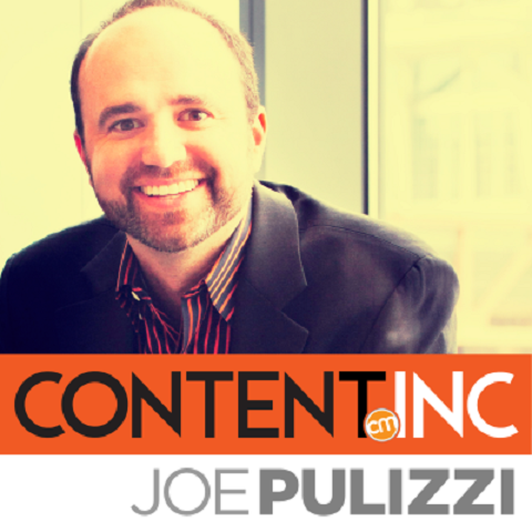 A Content Inc. számára Joe Pulizzi újraterjesztett tartalmat használ podcastjaihoz és készülő könyvéhez.