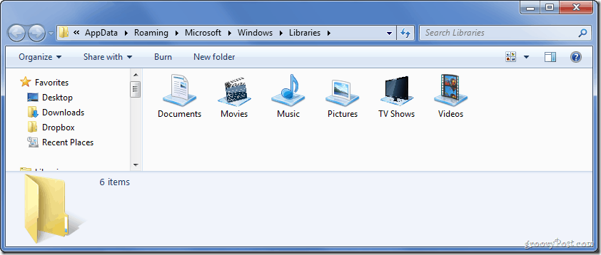 Hogyan kell megváltoztatni a Windows 7 könyvtár ikonját