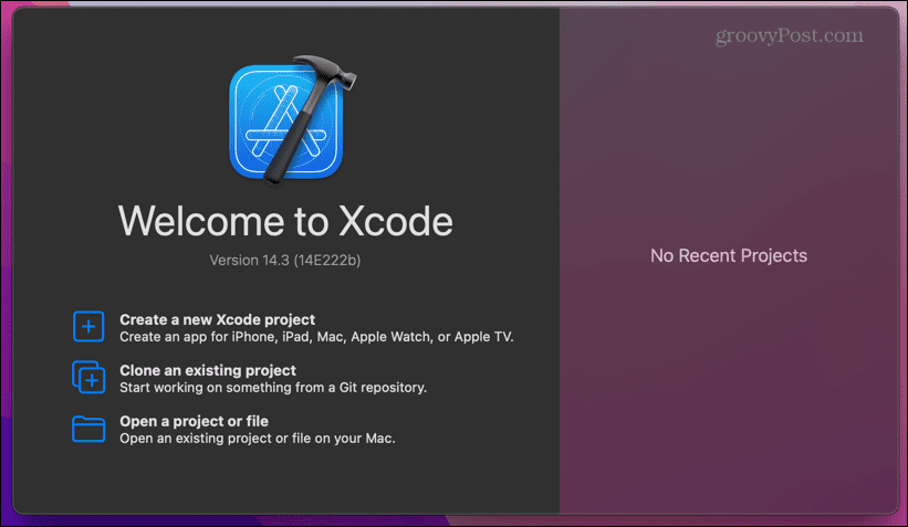 xcode indítóképernyő