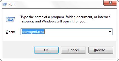 Windows futtatás párbeszédpanel