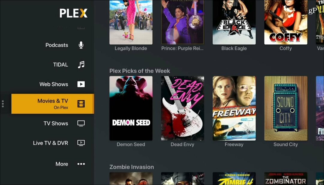 Ingyenes filmek és TV-nézés a Plex segítségével
