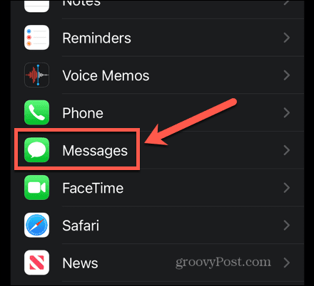 iphone üzenetek beállításai