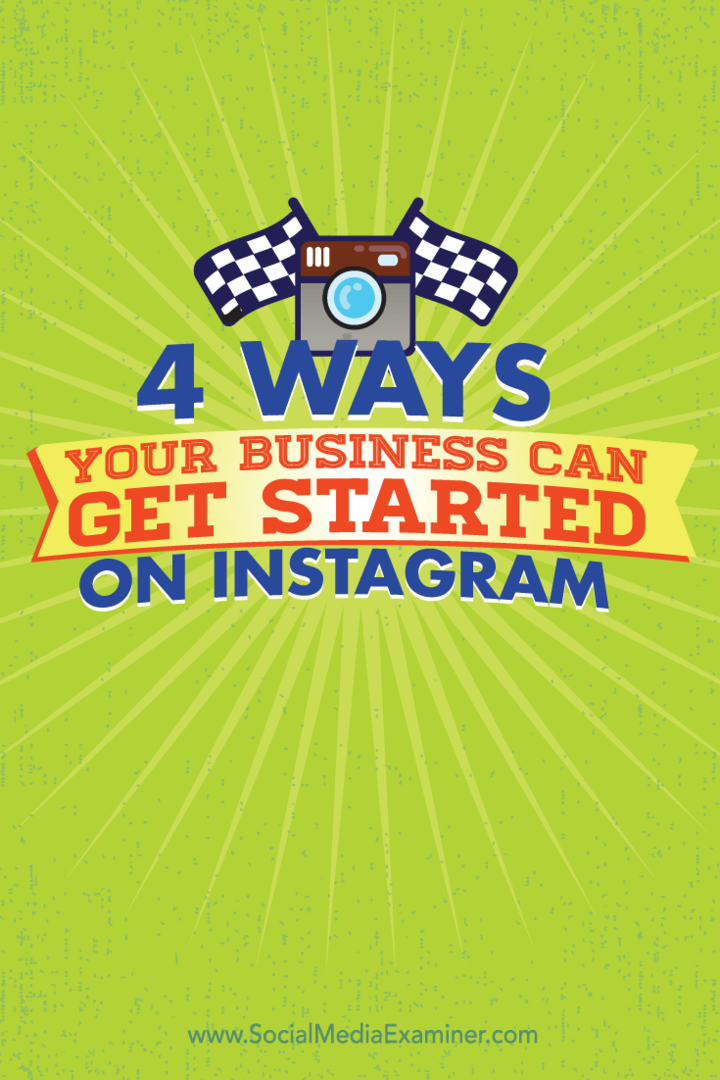 indítsa el vállalkozását az Instagramon