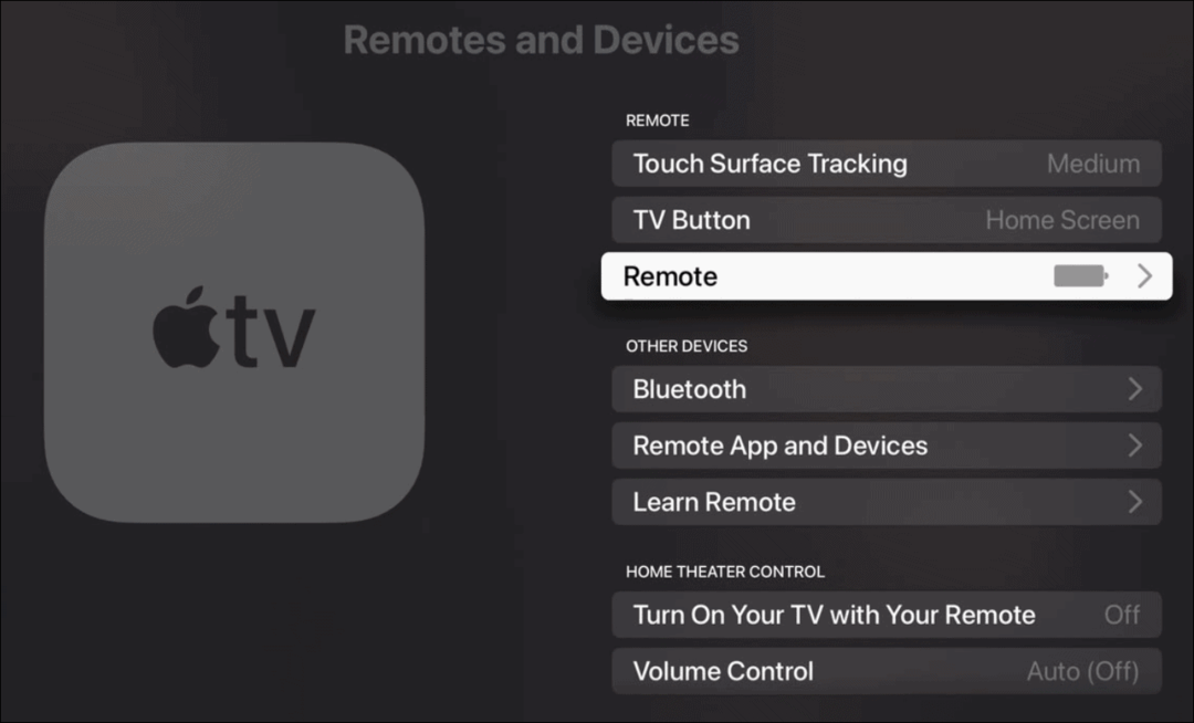 Javítsa ki a nem működő Apple TV távirányítót