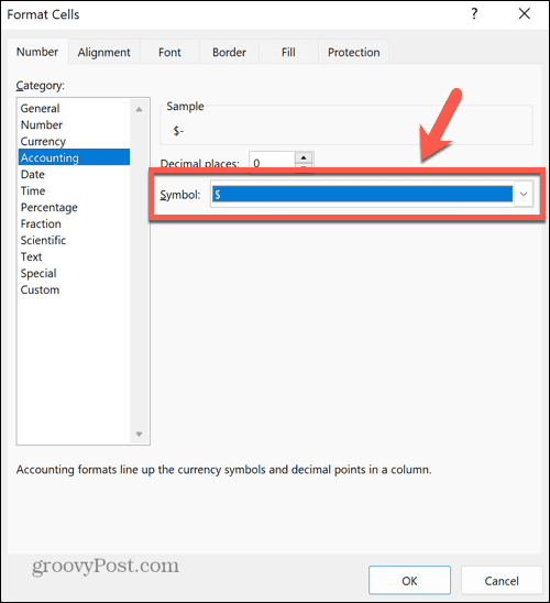 excel szimbólum legördülő menü