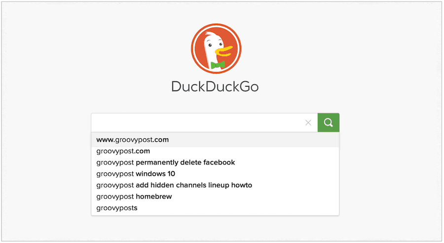 DuckDuckGo webhely