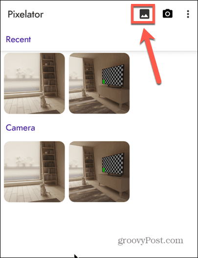 pixelator alkalmazás fotók