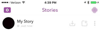 Mentsd el a teljes Snapchat-történetedet minden nap végén.