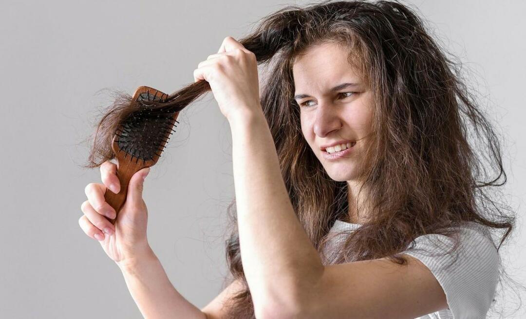 Hogyan lehet kibontani a kusza és nemezszerű hajat?