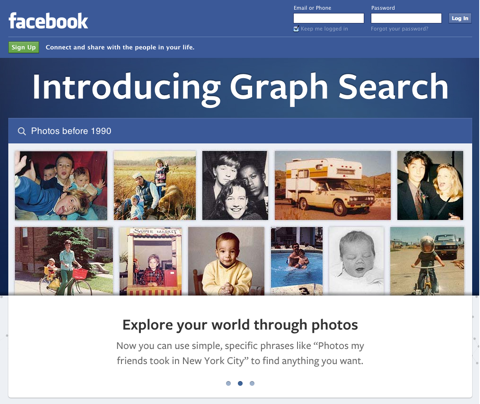 facebook grafikon keresés