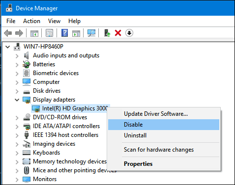dev-manager biztonságos módú Windows 10