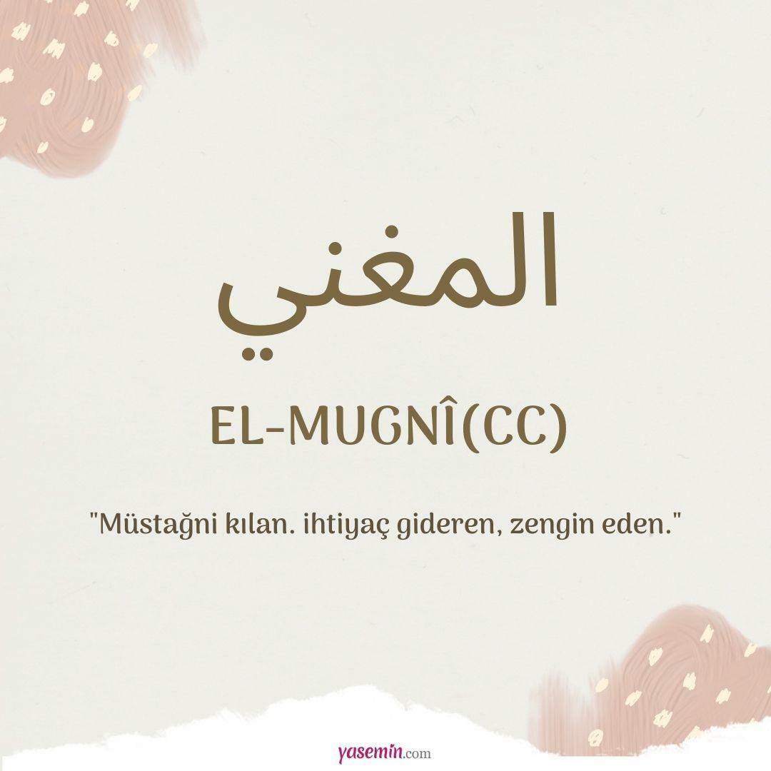 Mit jelent a Al-Mughni (c.c)?
