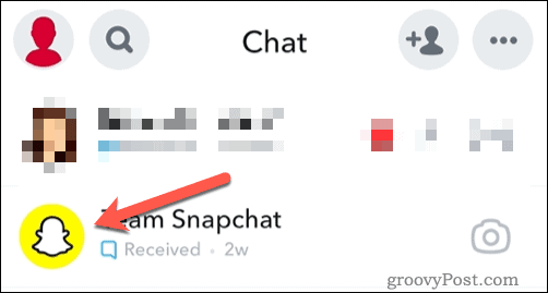 Nyissa meg a barát ikont a Snapchatben