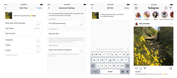 Az Instagram két új akadálymentességi funkcióval bővíti a látássérült felhasználókat, hogy hozzáférjenek a platformon megosztott fotókhoz és videókhoz.
