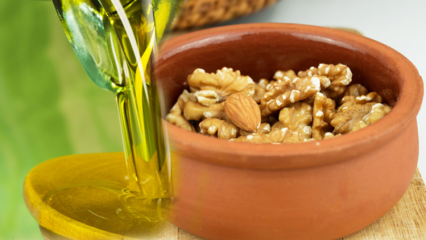 Az olívaolaj, a dió és a mandulakeverék előnyei