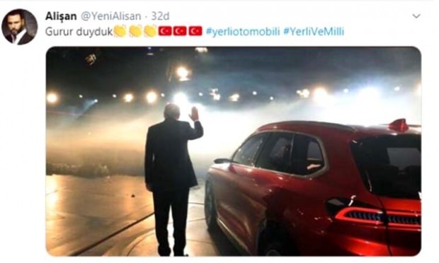 Erdogan elnök belföldi autómegosztása megrázta a közösségi médiát! A követők számának növekedése ...