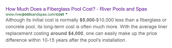 A River Pools egy üvegszálas medence költségeiről szóló cikk jelenik meg először az adott téma keresésében.