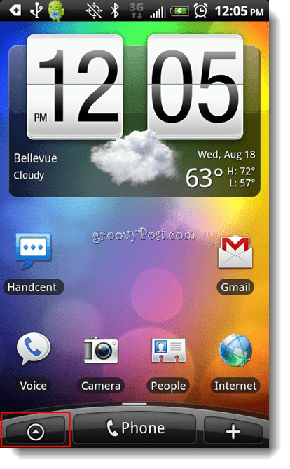 Android képernyő