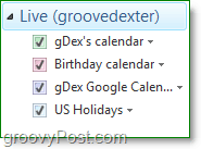 importálja a Google naptárt a Windows Live szolgáltatásba