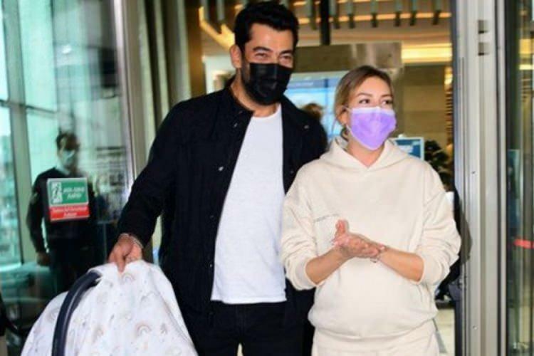 Kenan Imirzalıoğlu és felesége, Sinem Kobal képei a kórházból