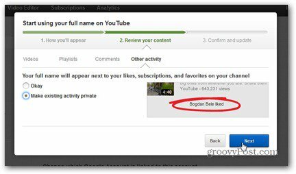 youtube valódi név megjegyzés áttekintés tartalma a kedvelői előfizetéseket privátvá teszi