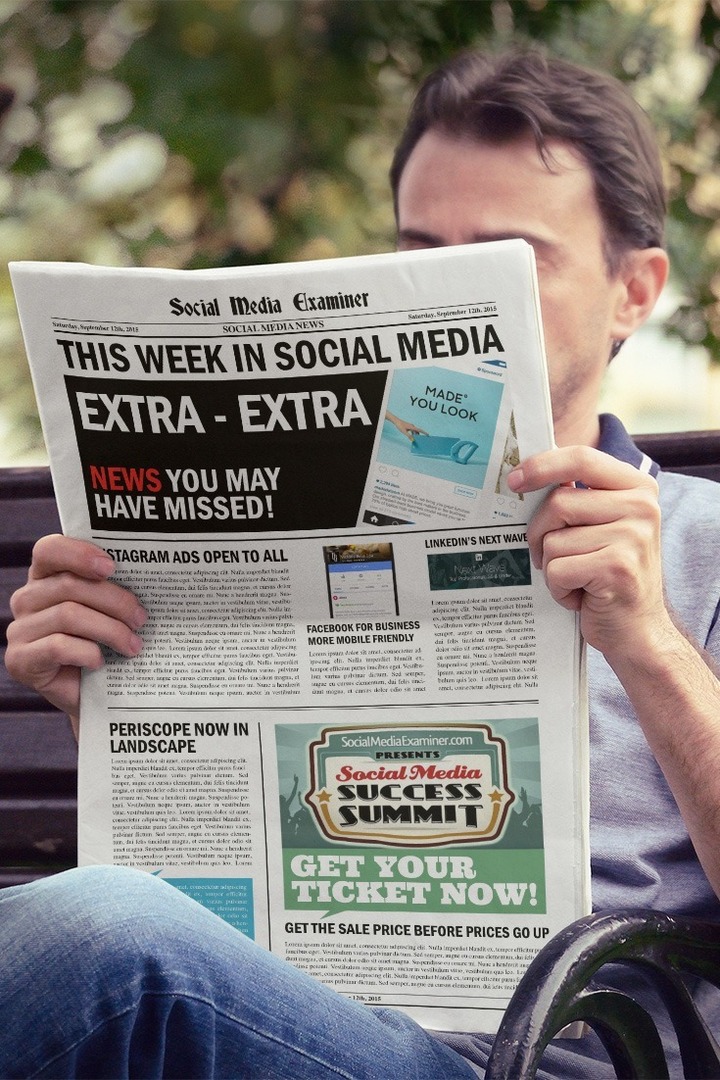 közösségi média vizsgabiztos heti hírek 2015. szeptember 12