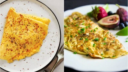 Hogyan készül az omlett? Milyen trükköket készít egy omlett? Hány kalóriát tartalmaz omlettek?