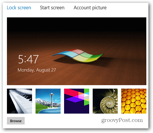 A Windows 8 zár képernyő testreszabása