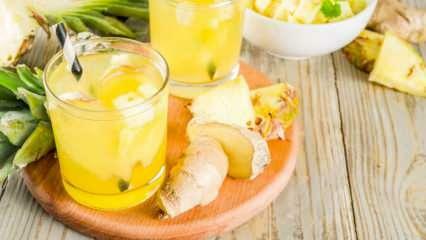 Hogyan készítsünk ödéma elleni limonádét? Méregtelenítő recept ananászos ödéma enyhítésére! Enyhítő méregtelenítő recept