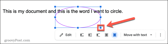 google docs méretfogó