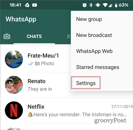 A WhatsApp leállítja a Beállítások hozzáadását a csoportokhoz