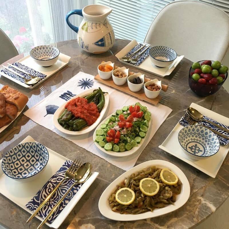 Speciális prezentációs javaslatok a reggeliző asztalokhoz a Ramadán ünnepe alatt