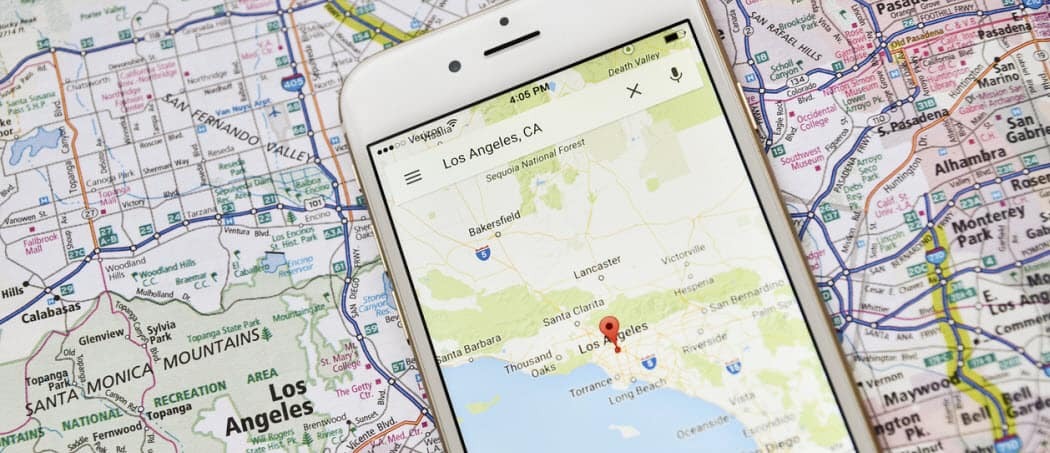 Hogyan mérjük meg a helyek közötti távolságot a Google Maps-en