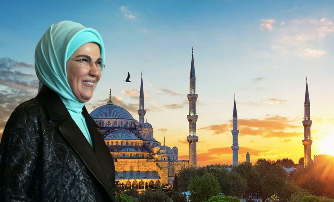 Ramadán megosztása Emine Erdoğantól: Kívánom, hogy a Ramadán hozzon jólétet országunknak