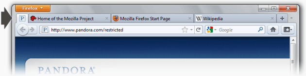 Firefox új lapok