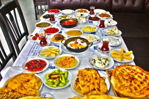 Van reggeli asztal, Aksaray