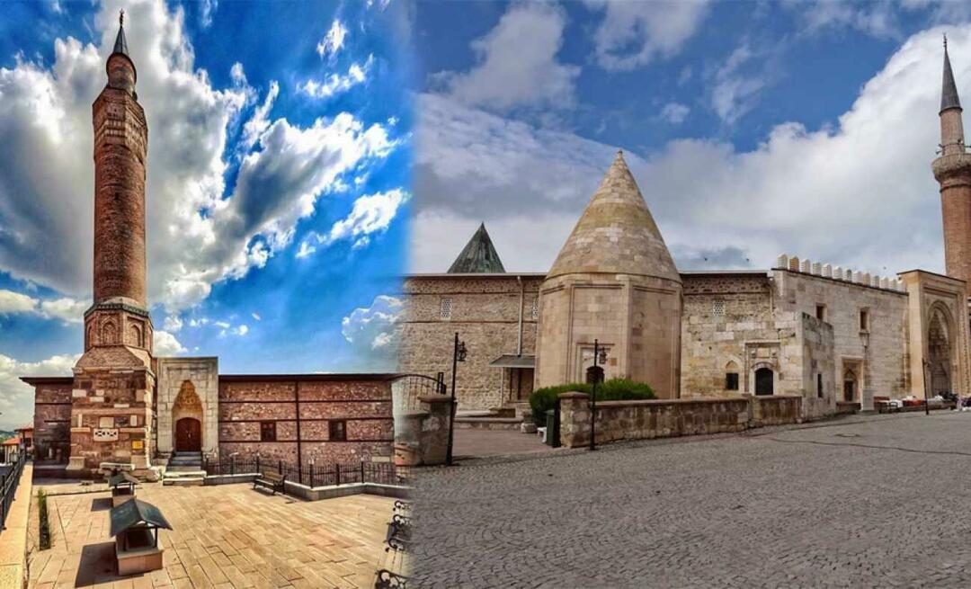 UNESCO világörökség mecsetek Ankarából és Konyából. Arslanhane mecset és Eşrefoğlu mecset