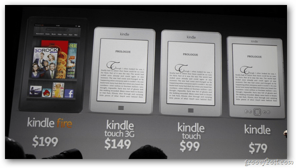 Amazon: Bejelenti három új Kindle olvasót az 199 dolláros új Kindle Fire színes tablettával