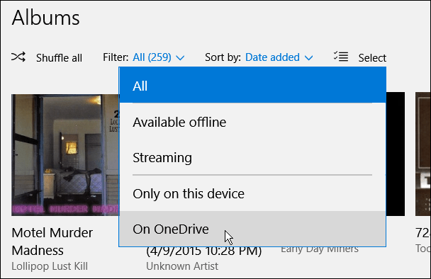 szűrő OneDrive