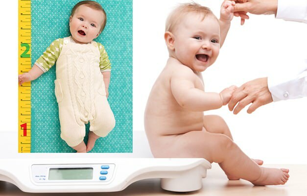 Hogyan lehet kiszámítani a magasságot és a súlyt csecsemőknél? Hogyan mérjük meg a baba otthon? A baba magasságának és súlyának mérése