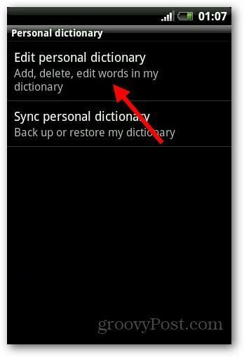 Add szótár Android 5