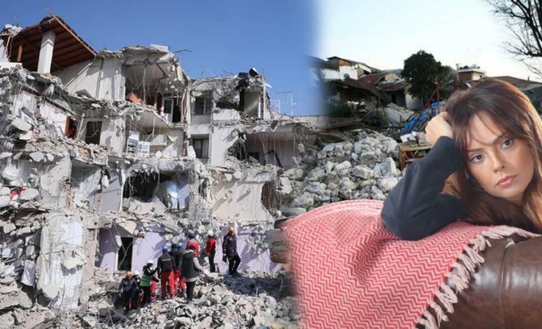 Szívszorító földrengés megosztása Ebru Gündeşről!