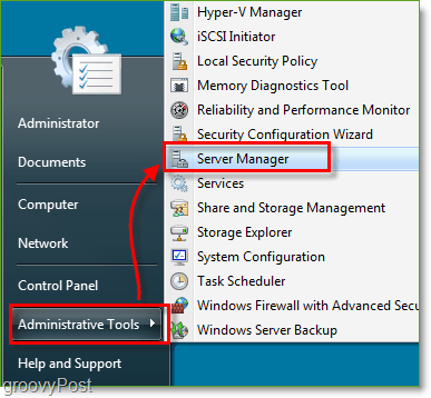 Képernyőkép - Windows Server 2008 indító kiszolgálókezelő