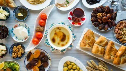 Hogyan működik a sahur és az iftar menü, amely nem hoz súlyt? Diétás Ramadan javaslatok ...