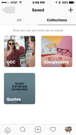 Készítsen gyűjteményeket, amelyek egyszerűsítik a marketingfeladatokat az Instagram-on.