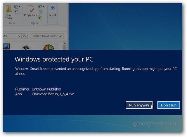 A Windows 8 SmartScreen letiltása