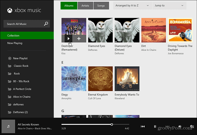 Xbox zenei webes felület