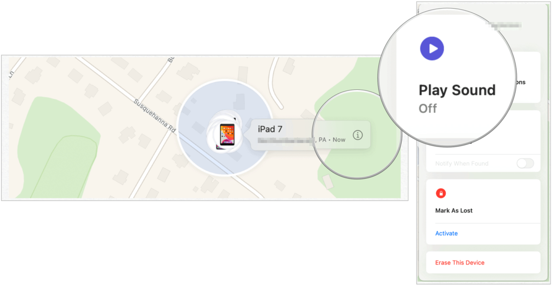 Az Apple Find My App használata Mac-en